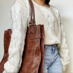 Estée Lauder Dark Brown Large Travel Tote Bag